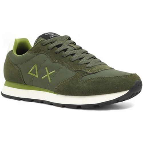 Chaussures Running Tom Solid Sneaker Uomo Militare Scuro Z44101 - Sun68 - Modalova