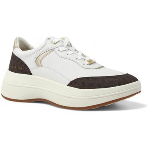 Chaussures Running Sneaker Donna White Dark Brown D46WTD08504C0356 - Geox - Modalova