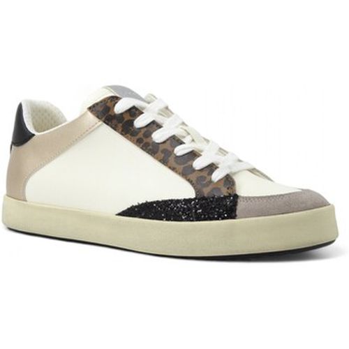 Chaussures Blomiee Suede Sneaker Donna White Mud D466HI05422C1RL6 - Geox - Modalova