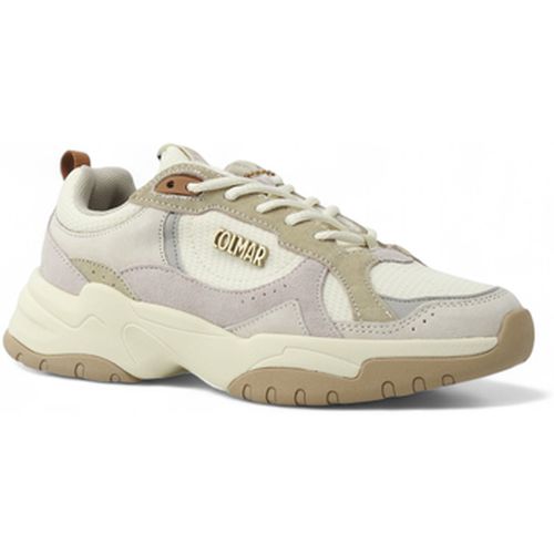 Bottines Running Suede Sneaker Donna White Sand TESSCLOUD096 - Colmar - Modalova