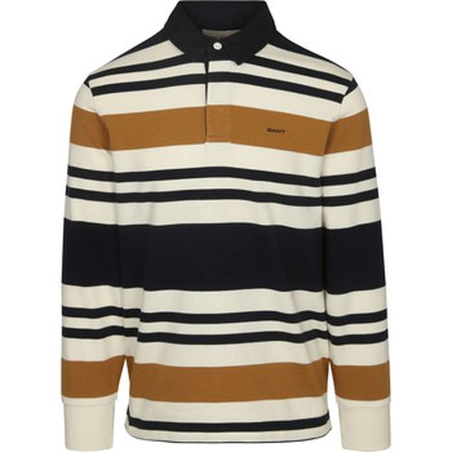 Sweat-shirt Polo Heavy Rugger Shield Beige Marine - Gant - Modalova