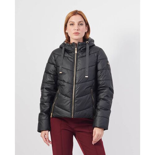 Blouson veste courte matelassée à capuche - Yes Zee - Modalova