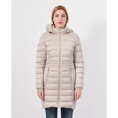 Blouson veste longue matelassée à capuche - Yes Zee - Modalova