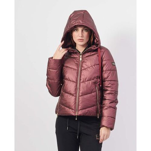 Blouson veste courte matelassée à capuche - Yes Zee - Modalova