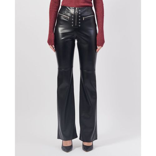 Pantalon pantalon évasé taille haute en synthétique - Patrizia Pepe - Modalova