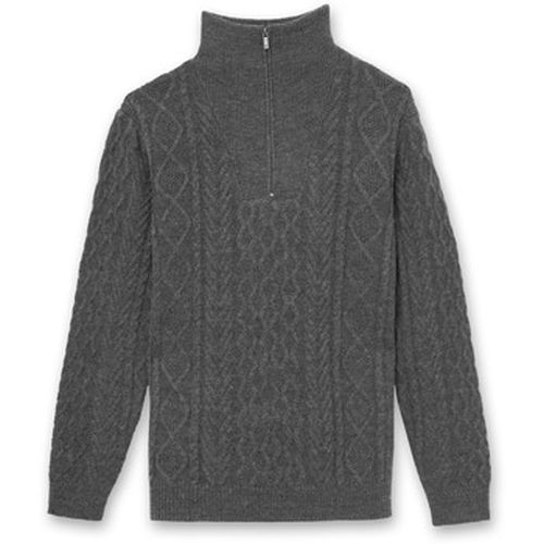 Pull by - Pull col camionneur zippé 30% laine - Daxon - Modalova