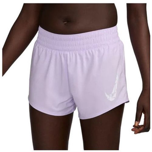 Short SHORT ONE SWOOSH MAUVE - LILAC BLOOM/OBSIDIAN - L - Nike - Modalova