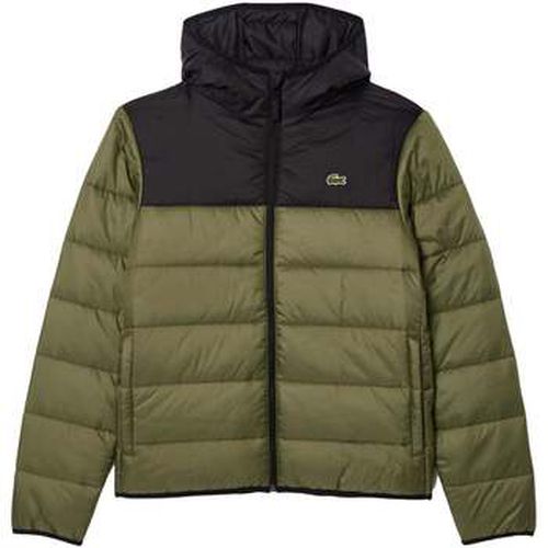 Blouson Colour Block Quilted Puffer Jacket Khaki/Black - Lacoste - Modalova