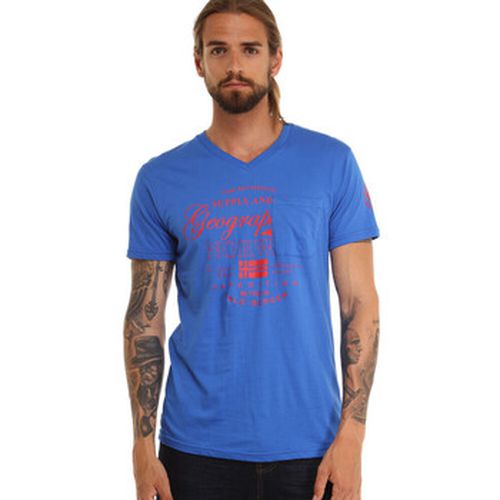 T-shirt T-Shirt col v en coton - Geographical Norway - Modalova