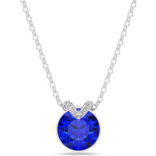 Collier Pendentif Bella V bleu - Swarovski - Modalova