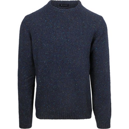 Sweat-shirt Pull Tweed Marine Mix Laine - Suitable - Modalova