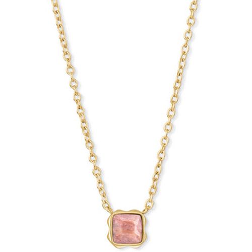 Collier Collier Birthstone Juillet doré rhodochrosite - Coeur De Lion - Modalova