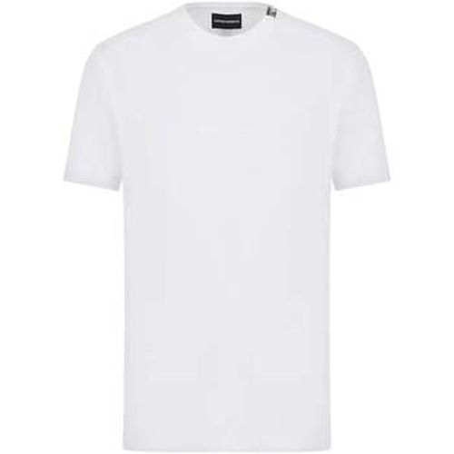 T-shirt Iconic Lounge Stretch Piquet T-Shirt White - Emporio Armani - Modalova