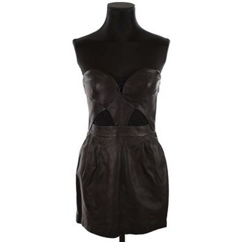 Robe courte Robe en cuir - The Kooples - Modalova