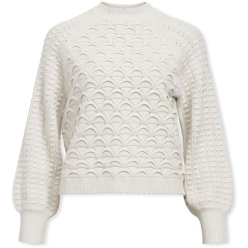 Pull Object Sida Knit - White Sand - Object - Modalova