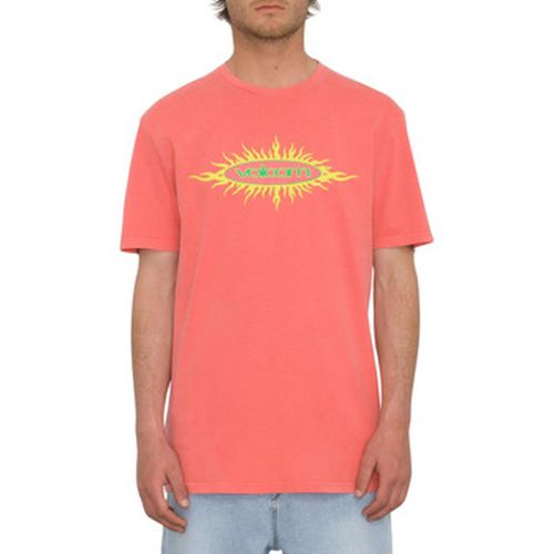 T-shirt Camiseta Nu Sun Pw - Washed Ruby - Volcom - Modalova