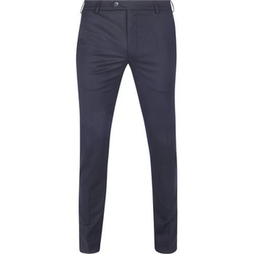 Pantalon Chino Bonn Mix Laine Marine - Meyer - Modalova