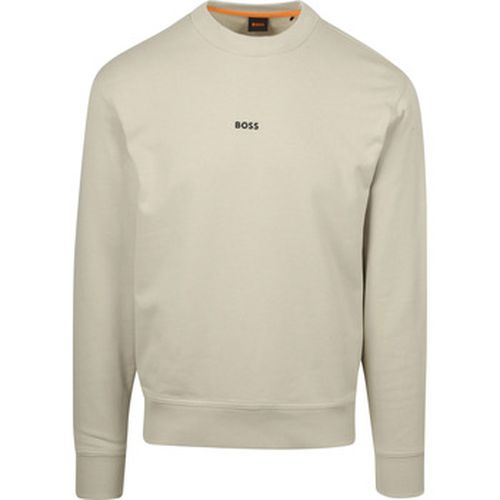 Sweat-shirt Pull-over WeSmallcrew Ecru - BOSS - Modalova