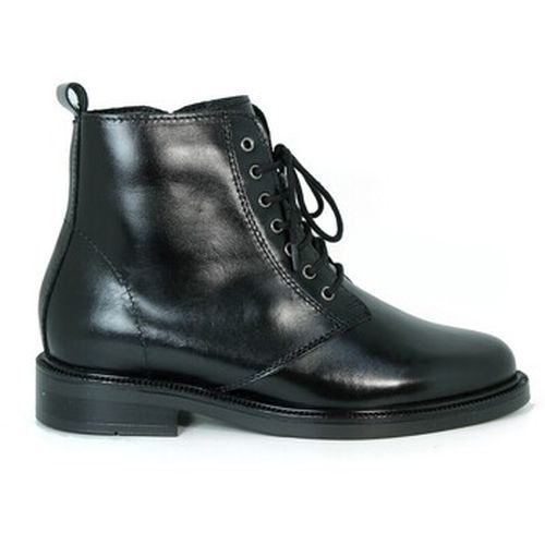 Bottines BOTÍN NEGRO DE PIEL CON CORDONES 4859 - Aplauso - Modalova