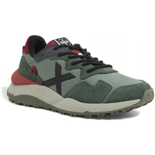 Chaussures Running Sneaker Uomo Green Red 9880018 - Munich - Modalova