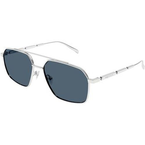 Lunettes de soleil AM0477S Lunettes de soleil, Argent/Bleu, 59 mm - McQ Alexander McQueen - Modalova