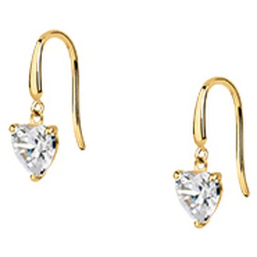 Bijoux Boucles d'oreilles en or 375/1000 et zircon - Cleor - Modalova