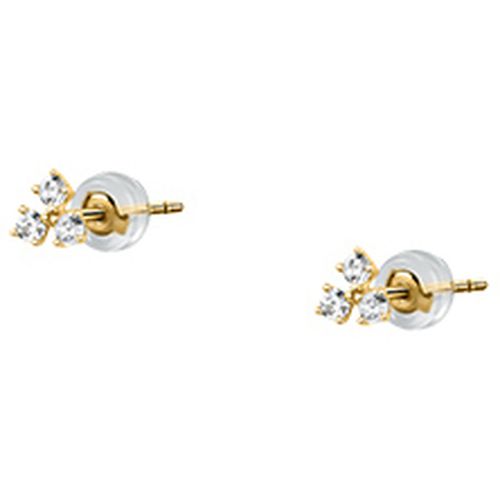 Bijoux Boucles d'oreilles en or 375/1000 et zircon - Cleor - Modalova