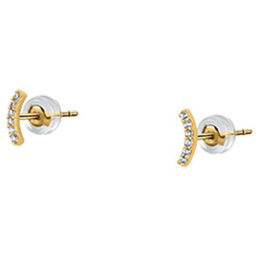 Bijoux Boucles d'oreilles en or 375/1000 et zircon - Cleor - Modalova