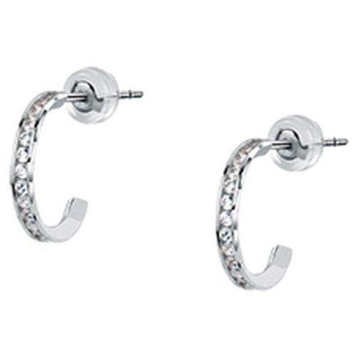 Bijoux Boucles d'oreilles en or 375/1000 et zircon - Cleor - Modalova