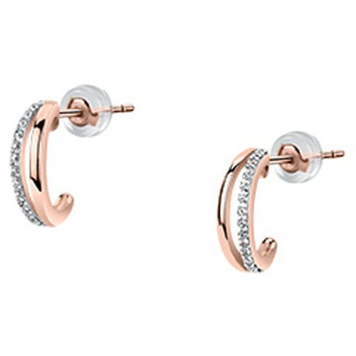 Bijoux Boucles d'oreilles en or 375/1000 et zircon - Cleor - Modalova