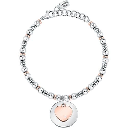 Bijoux Bracelet en acier et cristal - La Petite Story - Modalova