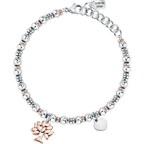 Bijoux Bracelet en acier et cristal - La Petite Story - Modalova