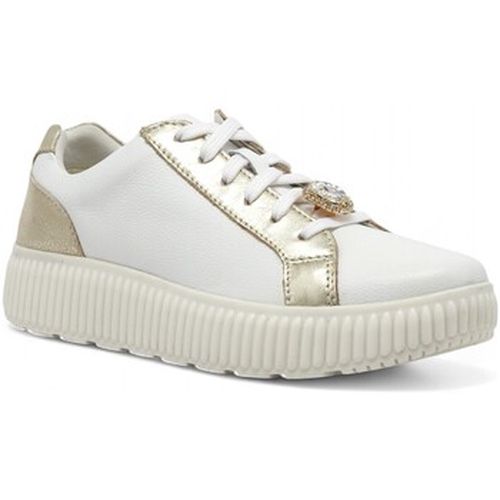 Bottines Sneaker Donna White Taupe D46XFG046JSC1ZH6 - Geox - Modalova