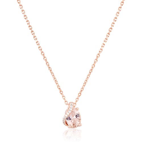 Collier Collier en argent 925/1000 et morganite - Cleor - Modalova