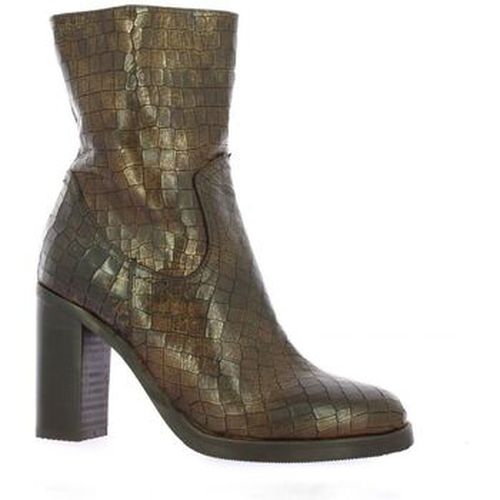 Boots Boots cuir croco - Gianni Crasto - Modalova