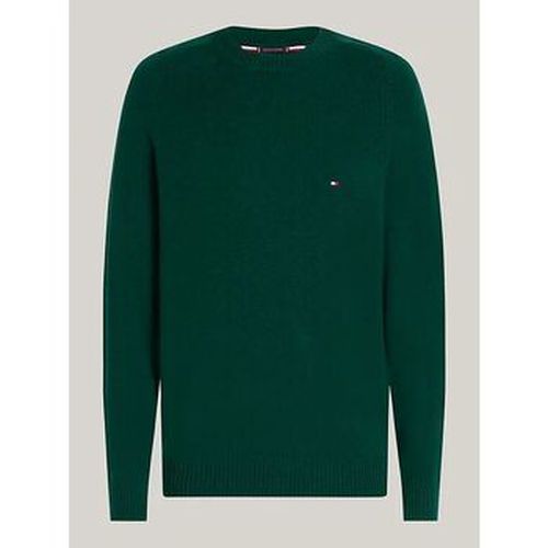 Pull MW0MW36535 LAMBSWOOL-MRB ORNAMENTAL GREEN HTR - Tommy Hilfiger - Modalova