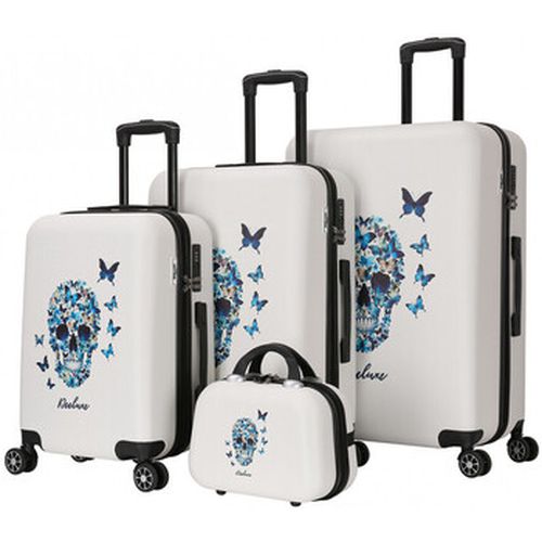 Valise Set de 3 valises + Vanity ABS - BLUE SERENITY - Deeluxe - Modalova