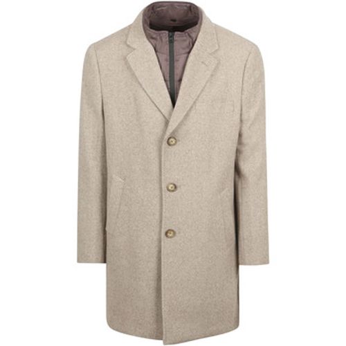 Veste Manteau Mix Laine Twill Sand - Suitable - Modalova