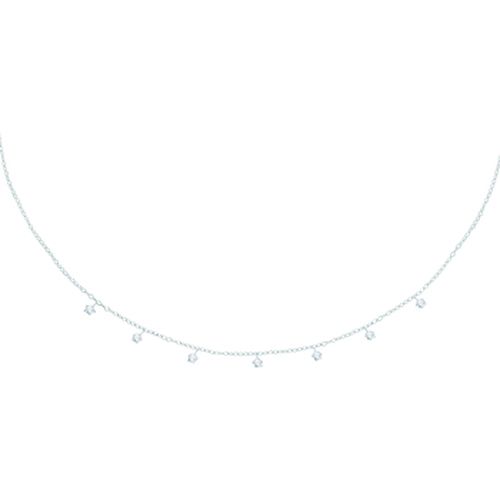 Bijoux Collier en argent 925/1000 et zircon - La Petite Story - Modalova