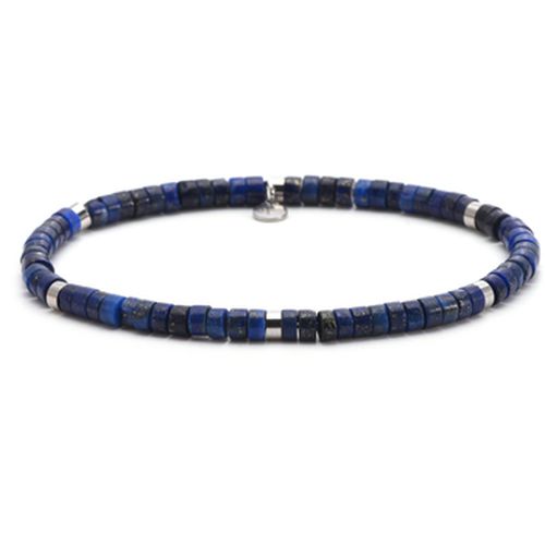 Bracelets Bracelet Perles Heishi 4mm Pierre Lapis -Small-16cm - Sixtystones - Modalova