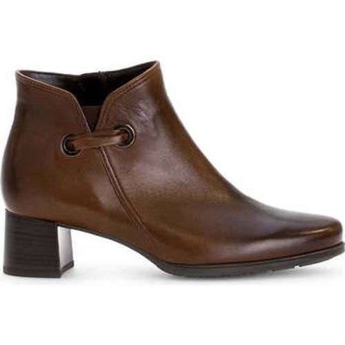 Bottines en cuir à talon block décroché - Gabor - Modalova