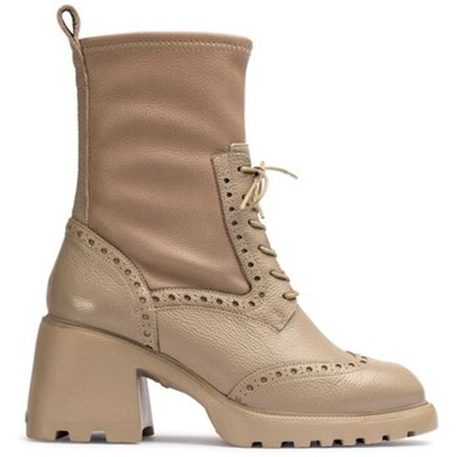 Bottines BOTÍN DE PIEL ESTILO INGLÉS MUJER TAUPE VENECIA G-6712 - Wonders - Modalova