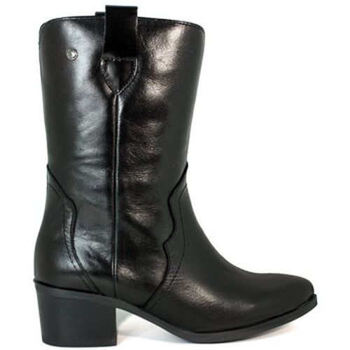 Chaussures BOTA COWBOY DE TACÓN NEGRA 3053 - Aplauso - Modalova