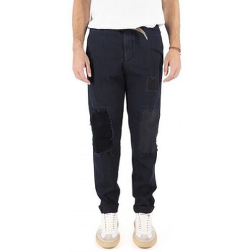 Jeans Pantalon Chino en Gabardine Marine - White Sand - Modalova