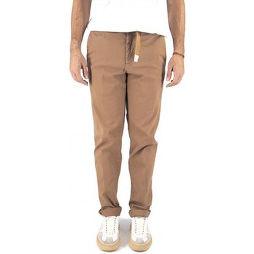 Jeans Pantalon Chino En Gabardine Kaki - White Sand - Modalova