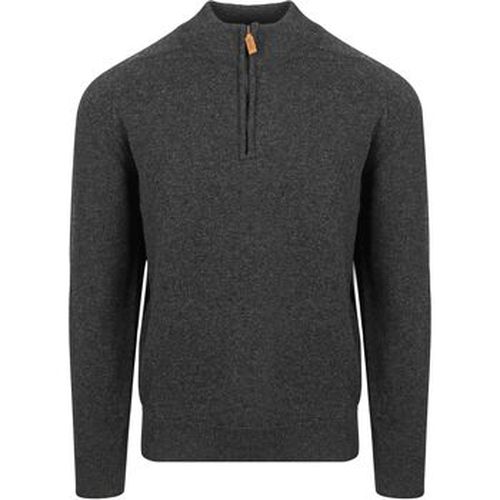 Sweat-shirt Pull Half Zip Laine D'Agneau Charcoal Melange - William Lockie - Modalova