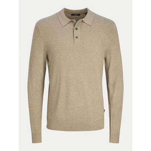 Pull 12259650 WILLIAM POLO-GREIGE MELANGE - Jack & Jones - Modalova