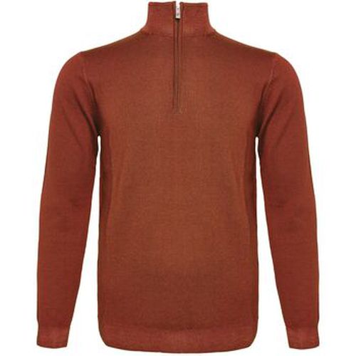 Pull R2 Half Zip Pull Laine Merino Brique - R2 Amsterdam - Modalova