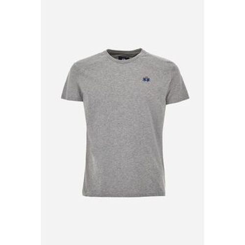 T-shirt CCMR04-JS206 - SERGE-01002 MEDIUM HTR GREY - La Martina - Modalova