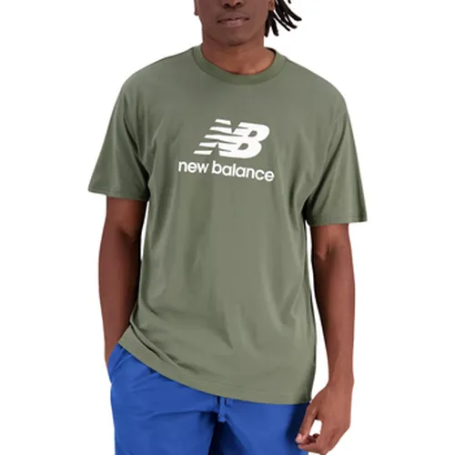 T-shirt Essentials Stacked Logo - New Balance - Modalova